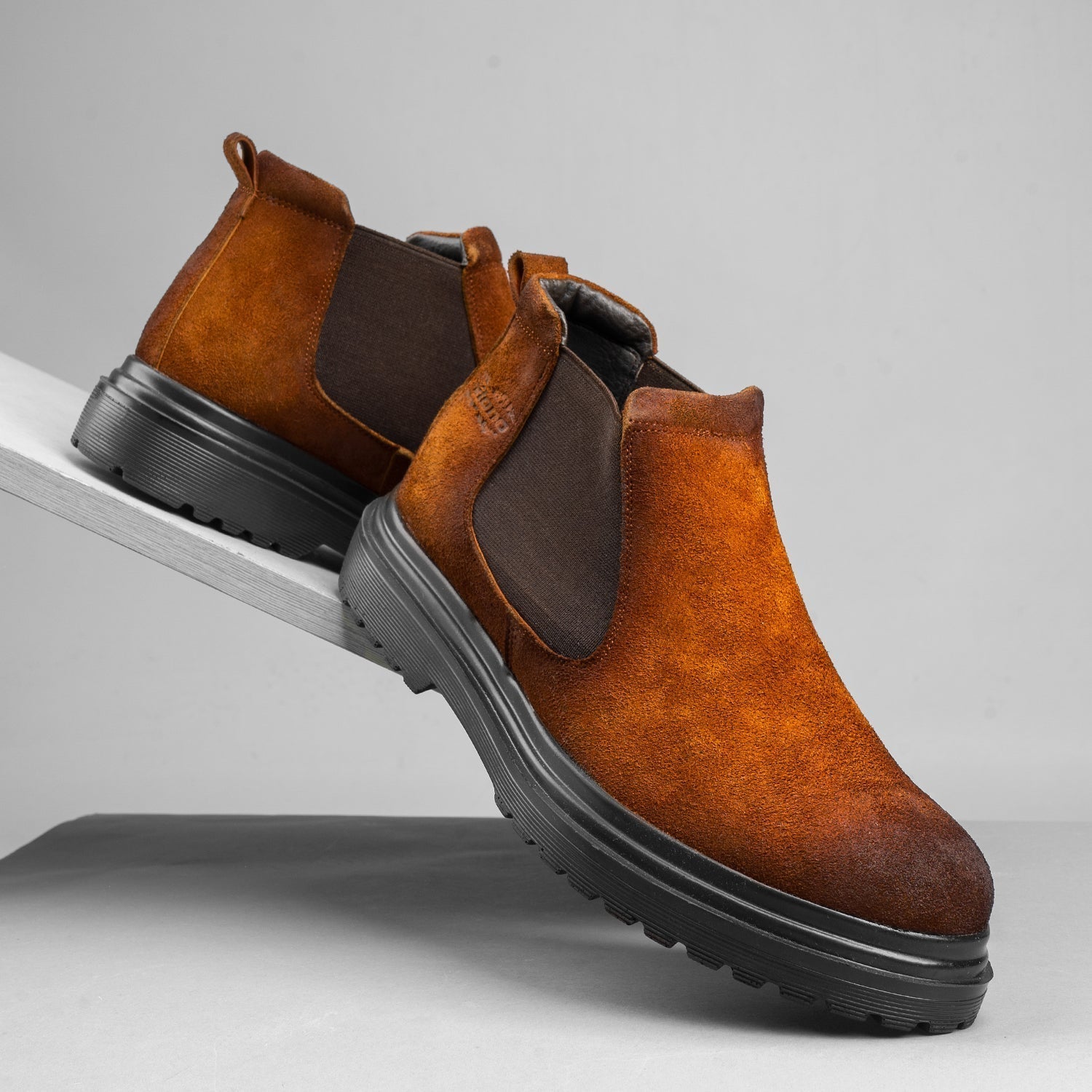 Chamois Suede Half Boots - M18