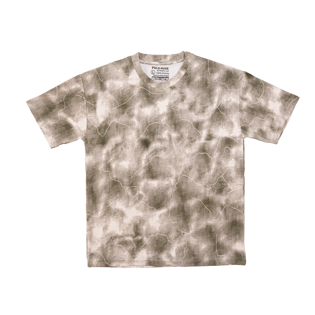 Interlock Pattern Tee – Round Neck