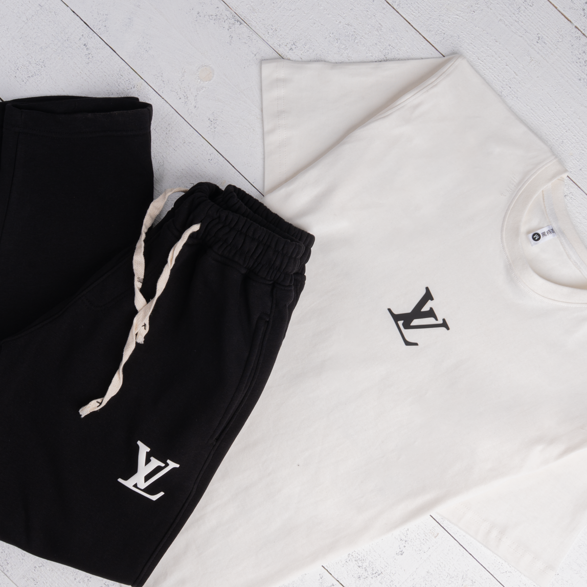LV Oversized Cotton Tracksuit Set – RAA19