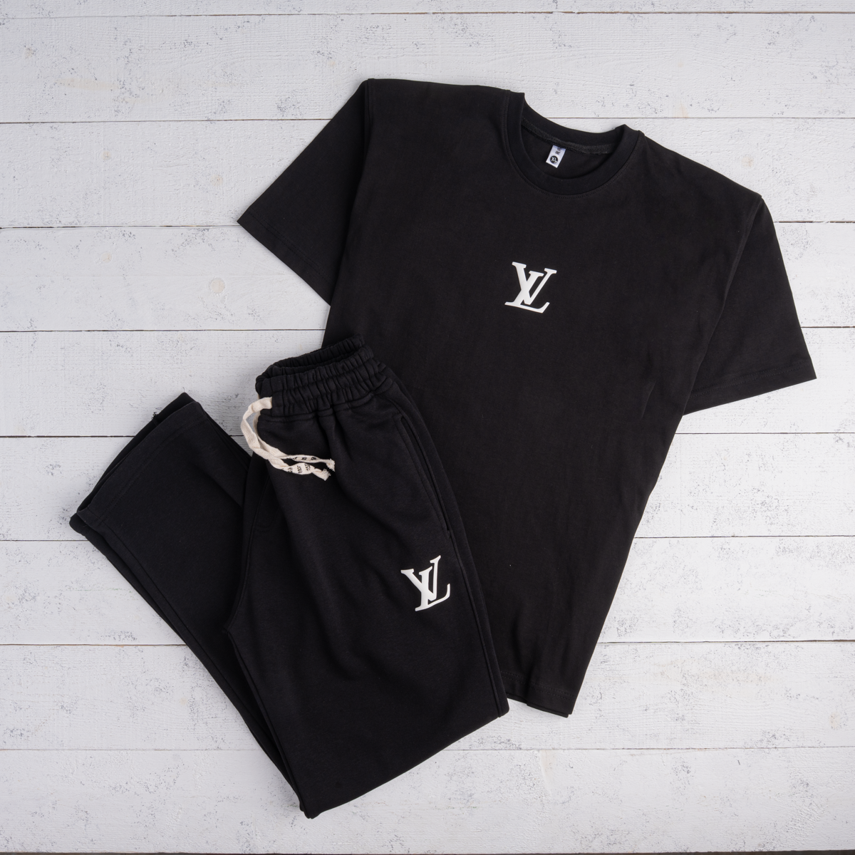 LV Oversized Cotton Tracksuit Set – RAA19