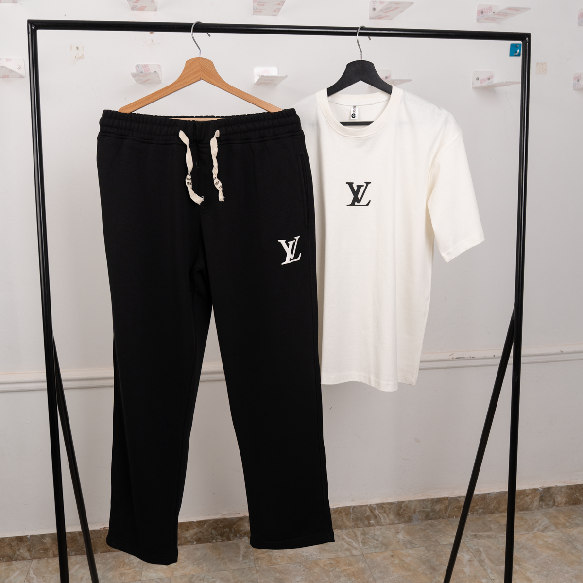 LV Oversized Cotton Tracksuit Set – RAA19