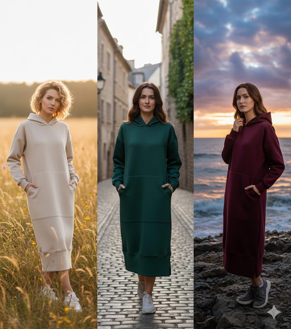 Hoodie Dress For Women