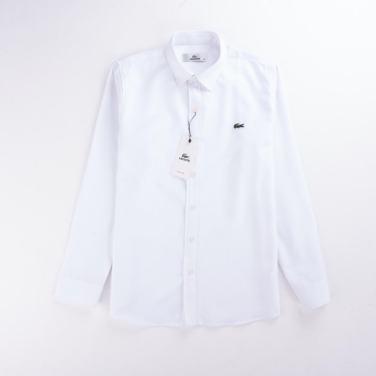 Lacoste Oxford Cotton Shirt – Mirror Original