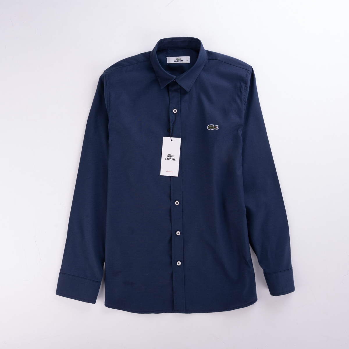 Lacoste Oxford Cotton Shirt – Mirror Original