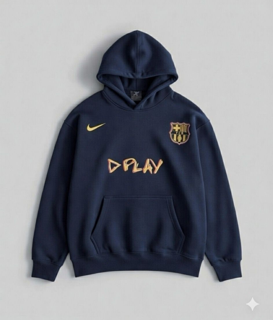 Barcelona Cotton Hoodie Pre43