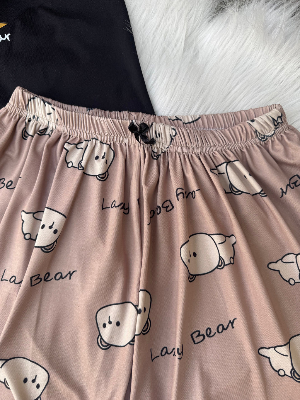 Women’s Hot Shorts & Tank Top Set Lazy Bear Model