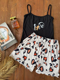 Women’s Hot Shorts & Tank Top Set Love Model