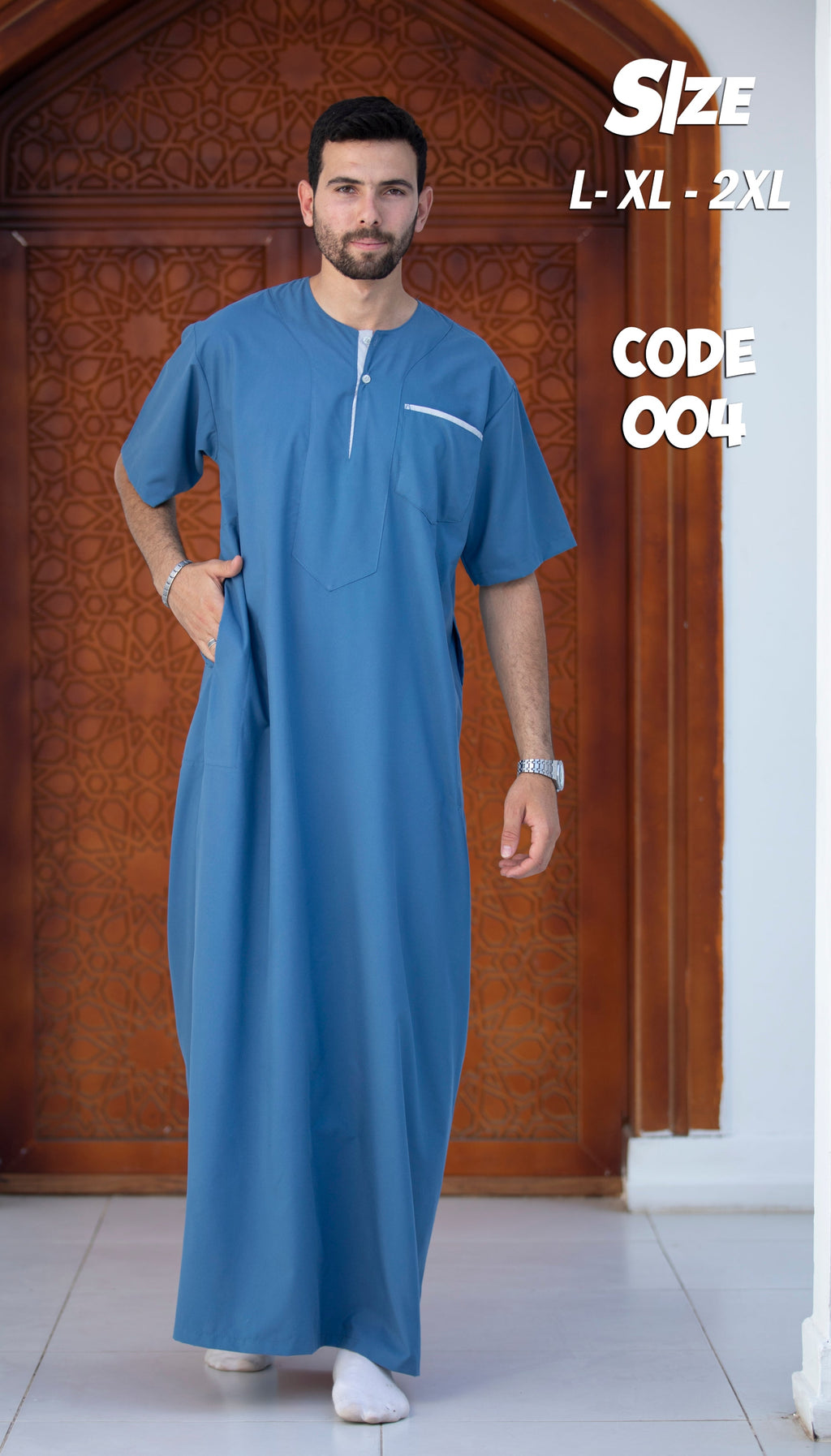 Men’s Half-Sleeve Abaya