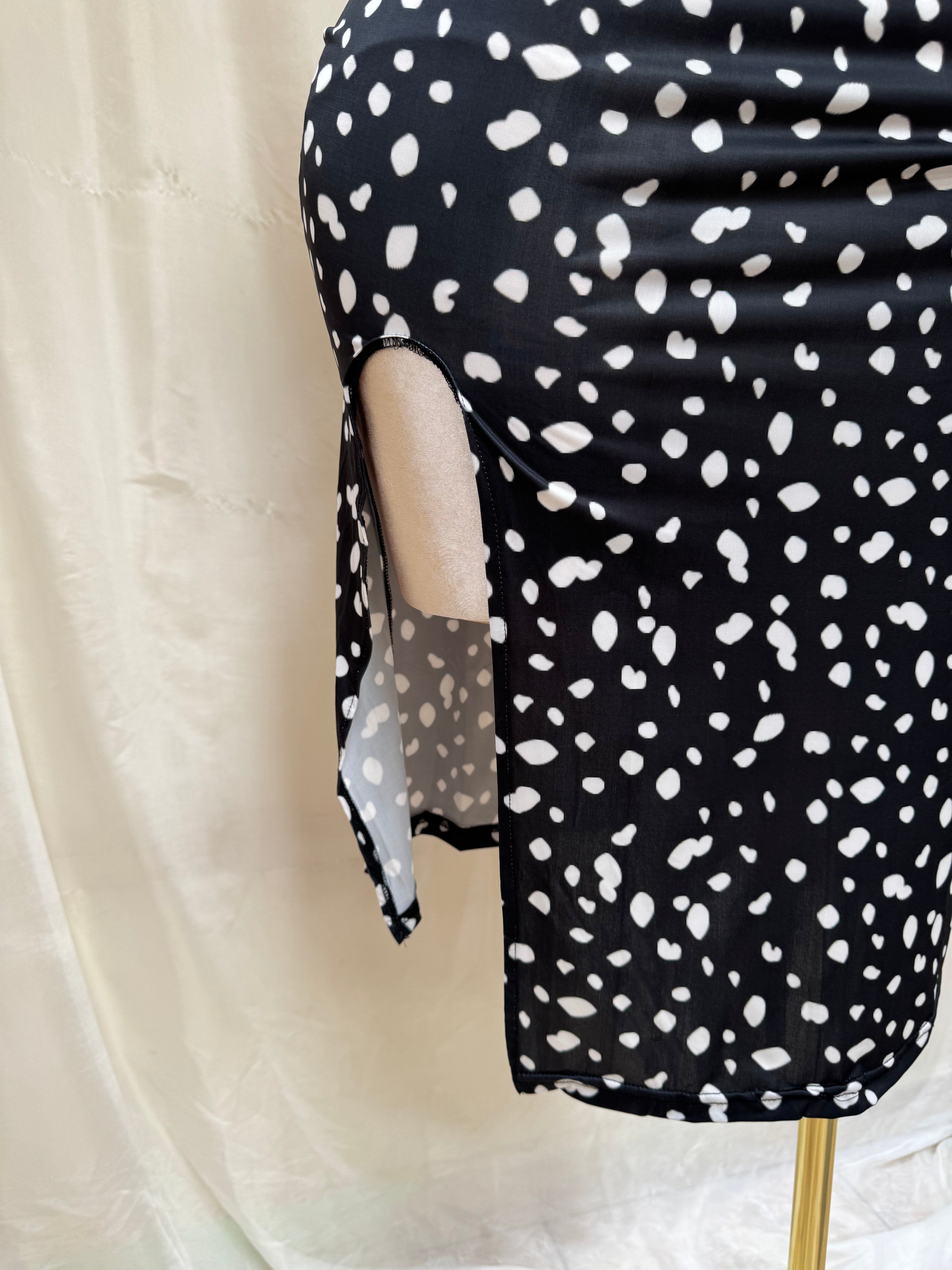 Polka Elegance Two-Piece Lingerie Set