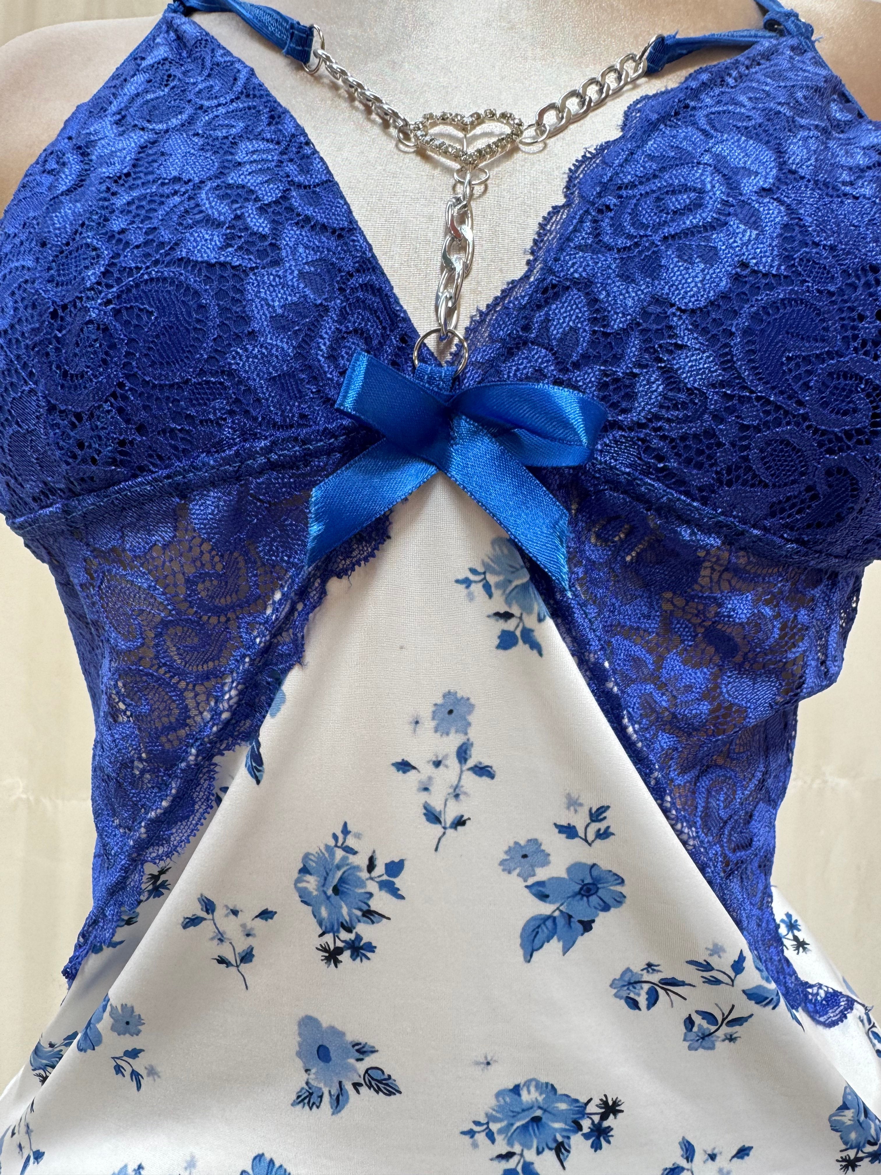 Elegant Floral Lace Lingerie Dress - Code 2769