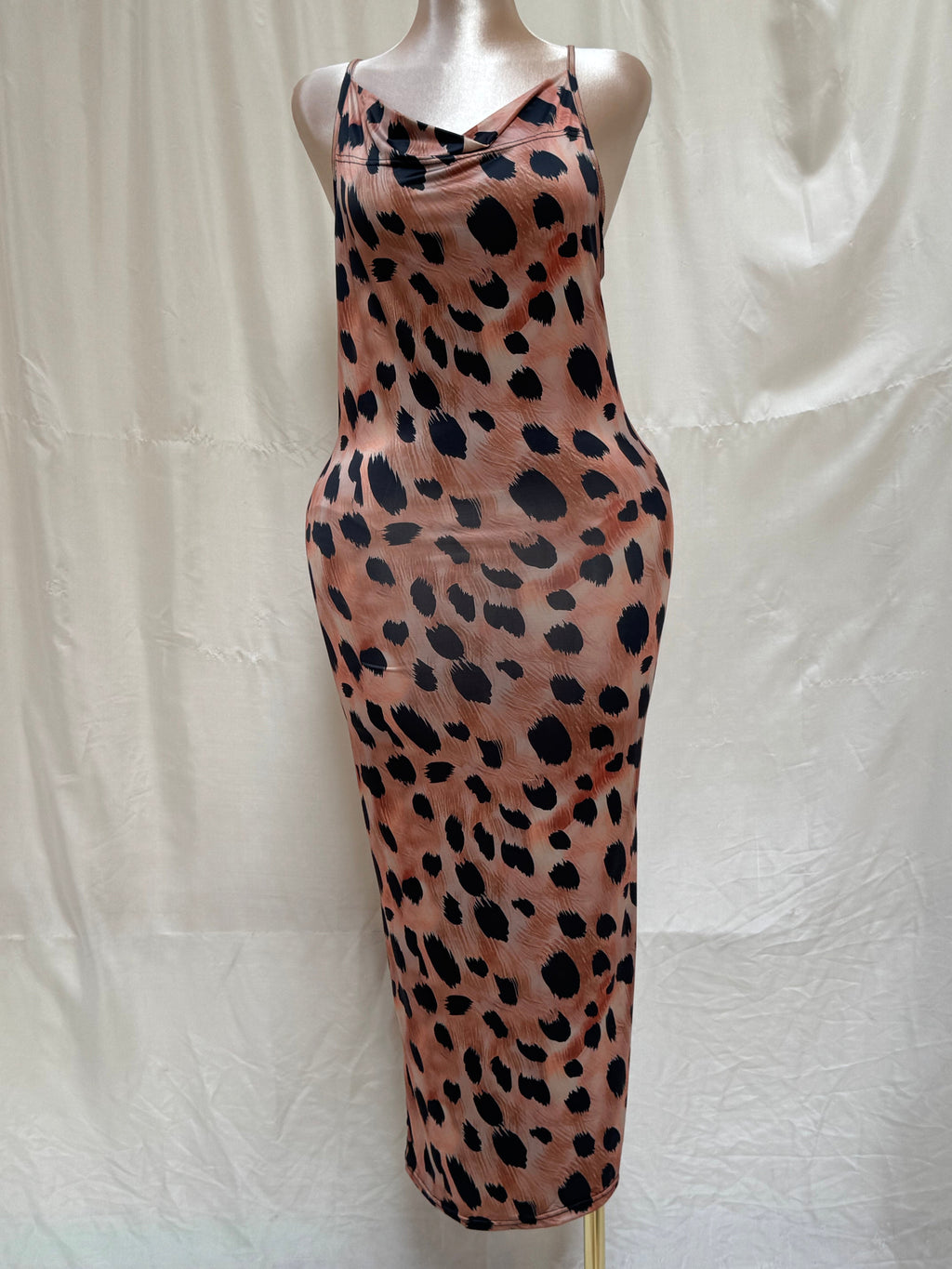 Leopard Elegance Bodycon Lingerie Dress – Code 424