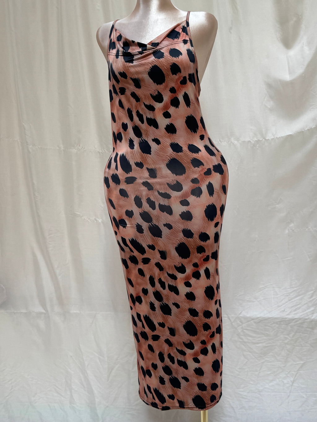 Leopard Elegance Bodycon Lingerie Dress – Code 424