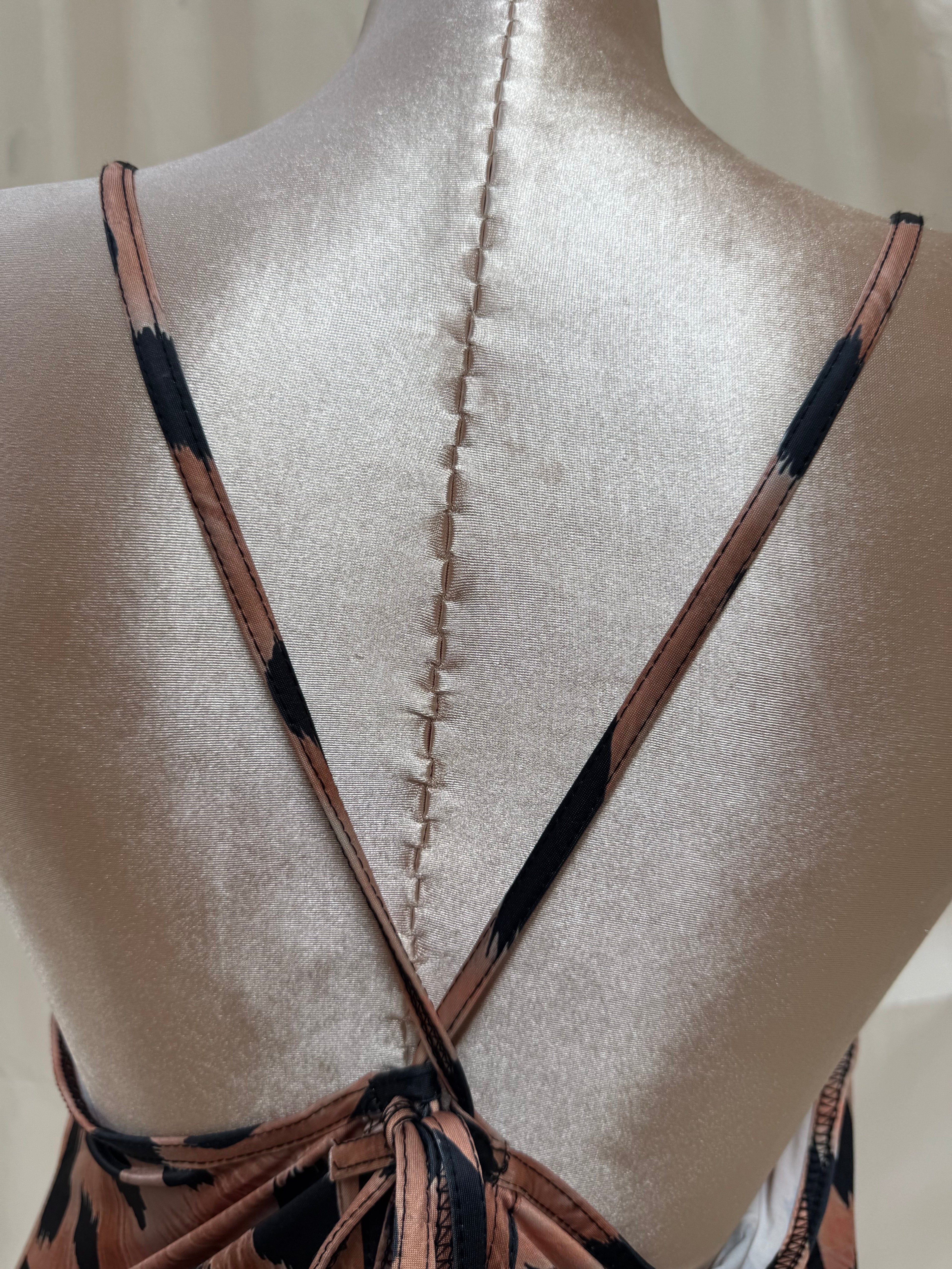 Leopard Elegance Bodycon Lingerie Dress – Code 424